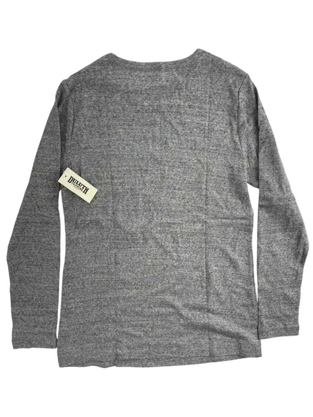 Duluth Trading Longtail T-Shirt Grey Long Sleeve Crew 100% Cotton Wmn's Sz M NWT - Picture 2 of 6